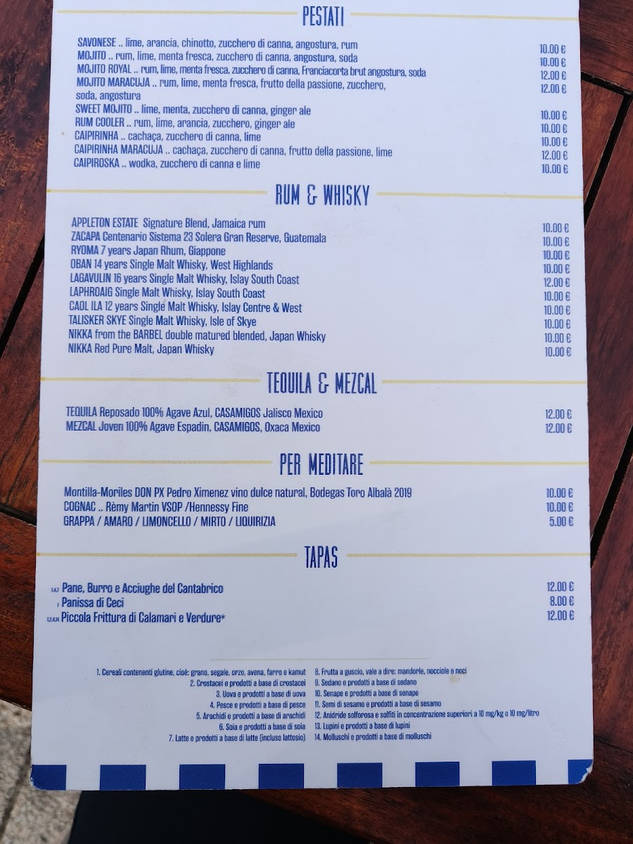 Menu Ristorante La Reserve-2